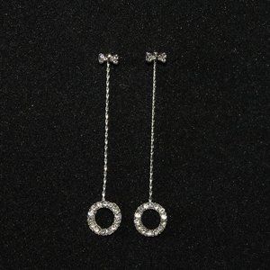Ins Style Stub Earring Pendants Circle Long